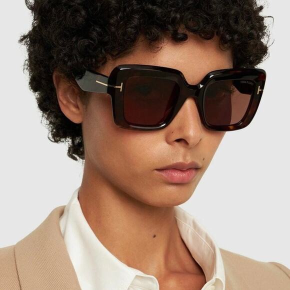 NEW!!! TOM FORD Esme Sunglasses TF1157 52E Authentic main image 4